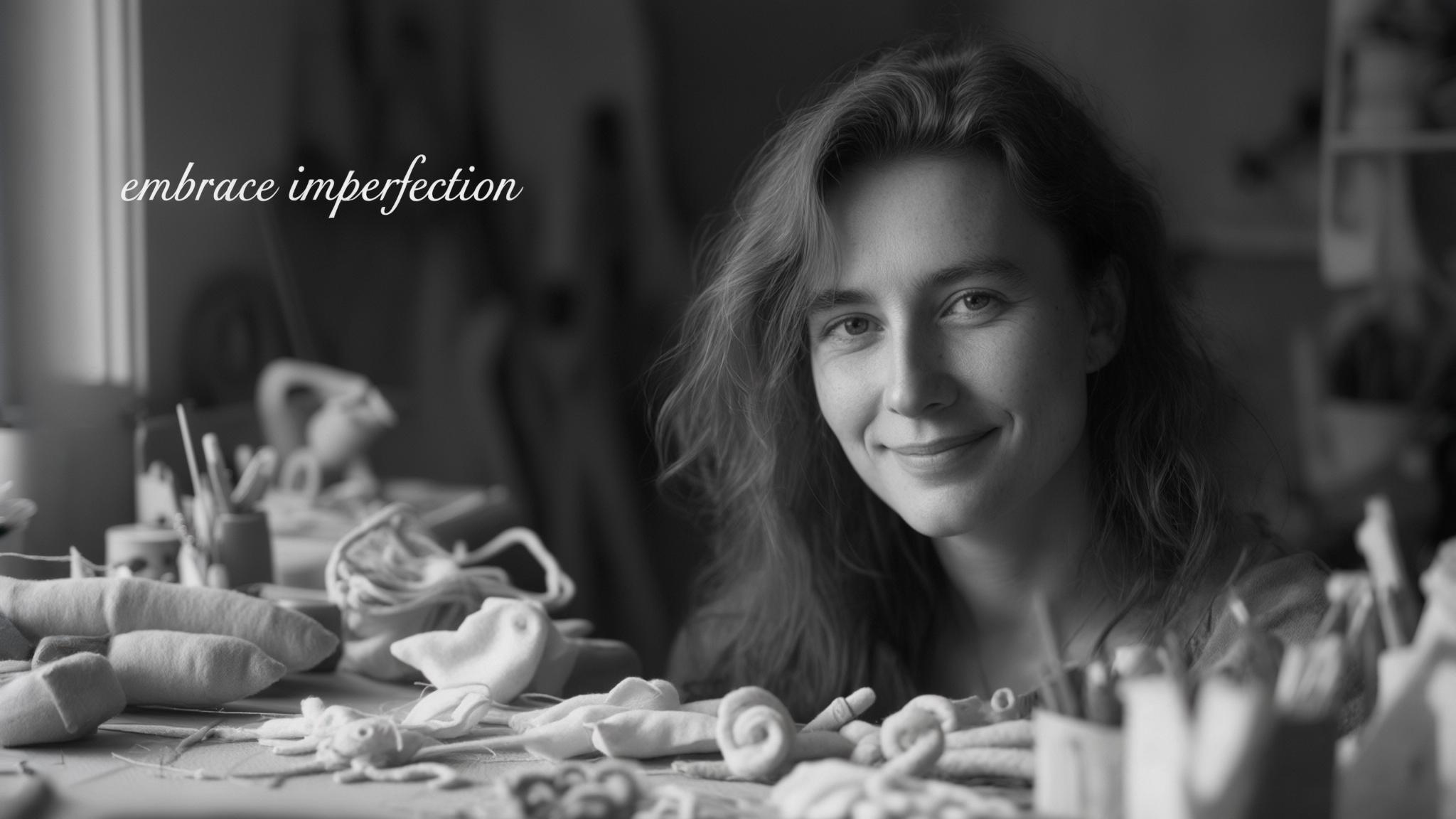 AI generated image: Addressing Perfectionism – Learning to Embrace Imperfection