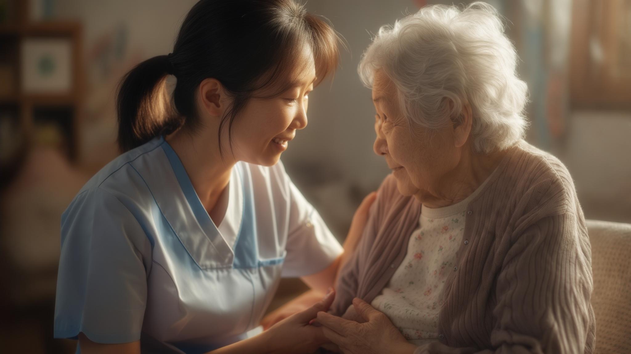 AI generated image: Addressing the Needs of Elderly Family Members