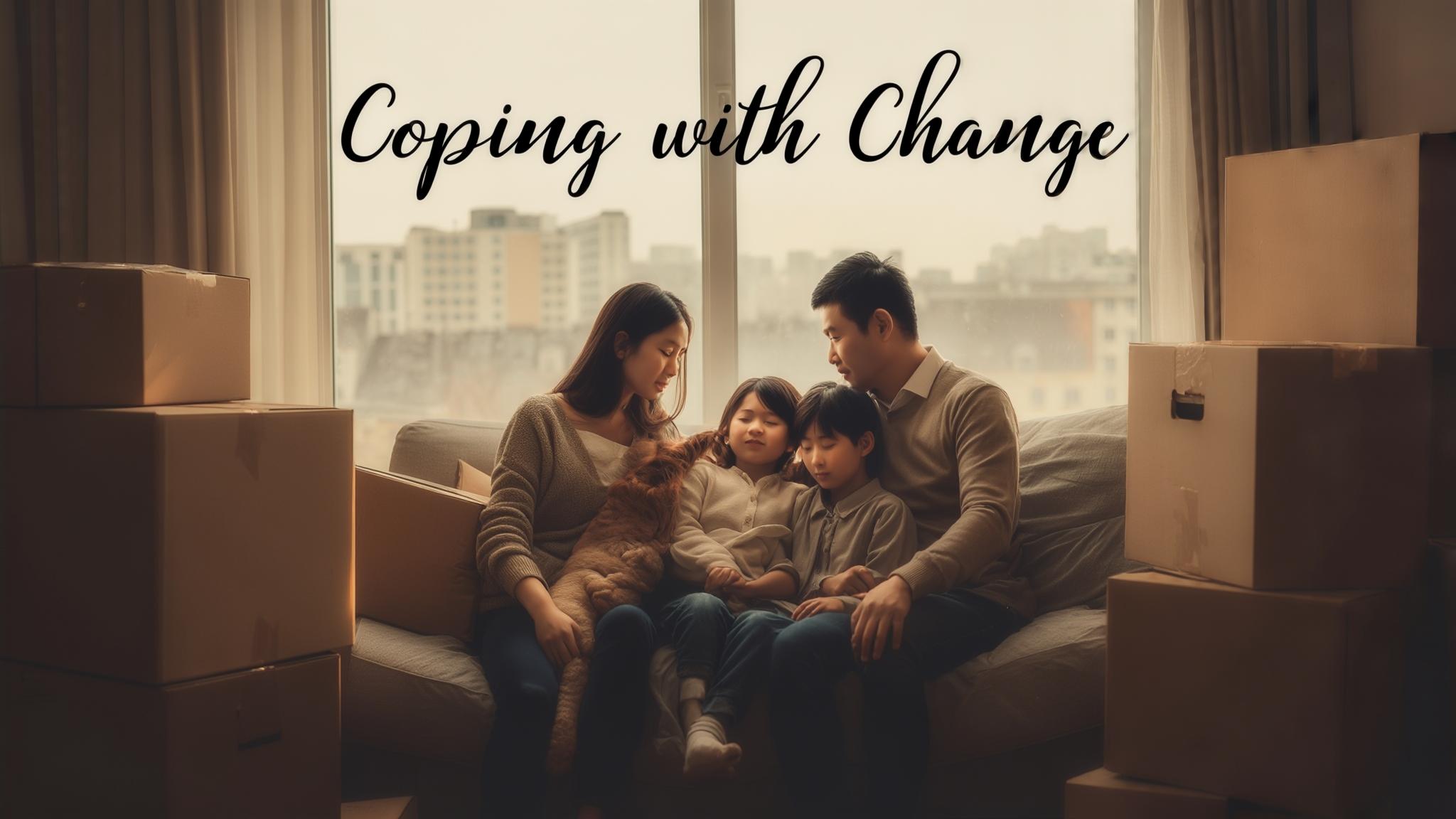 AI generated image: Coping with Family Transitions (Relocation, Job Loss, and More)