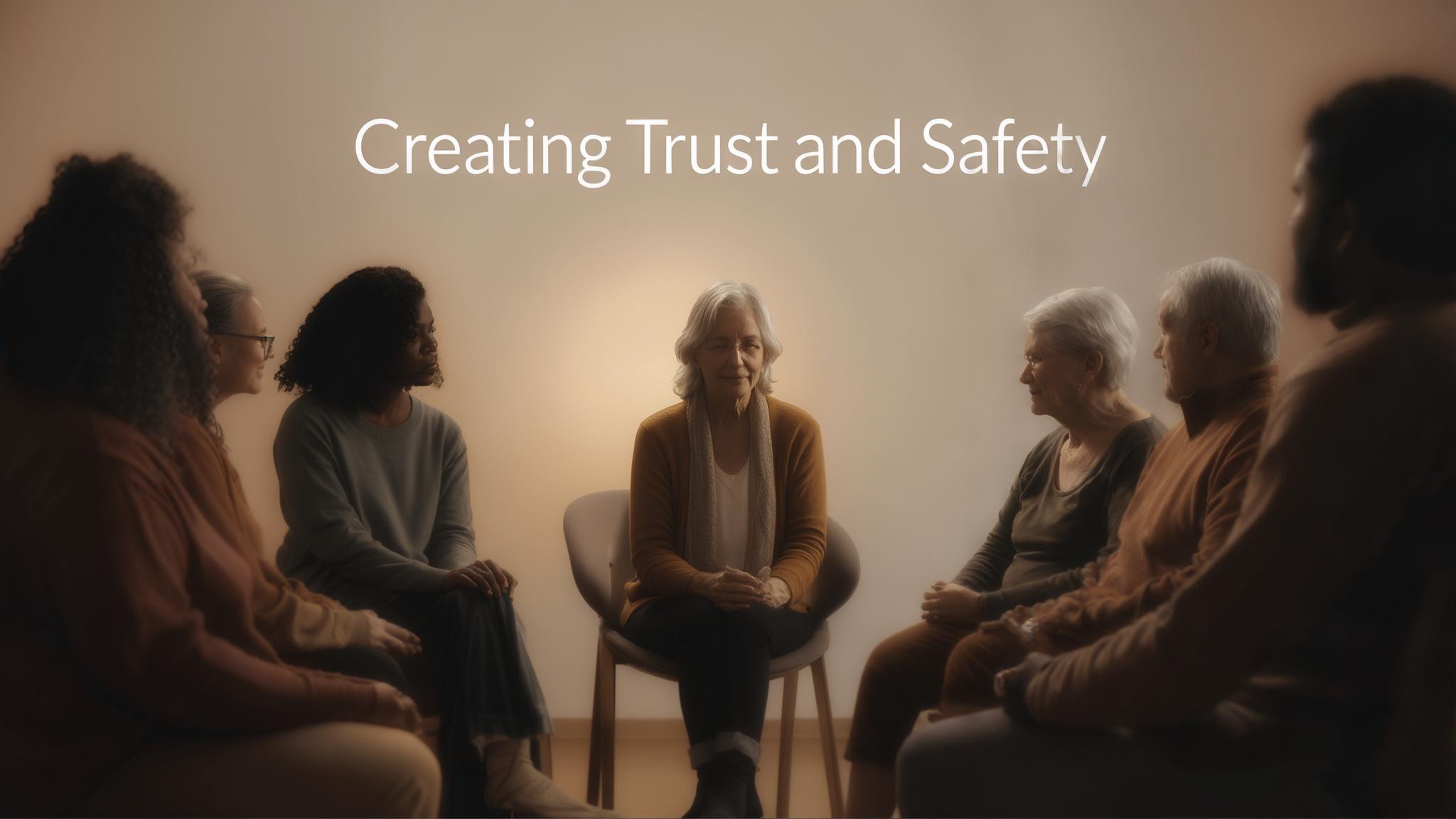 AI generated image: Creating Trust and Safety Within Therapy Groups