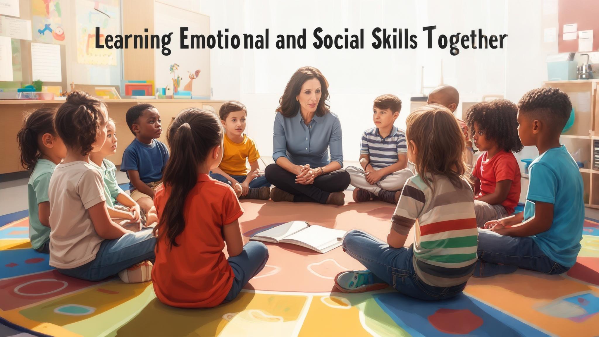 AI generated image: Learning Emotional and Social Skills Together