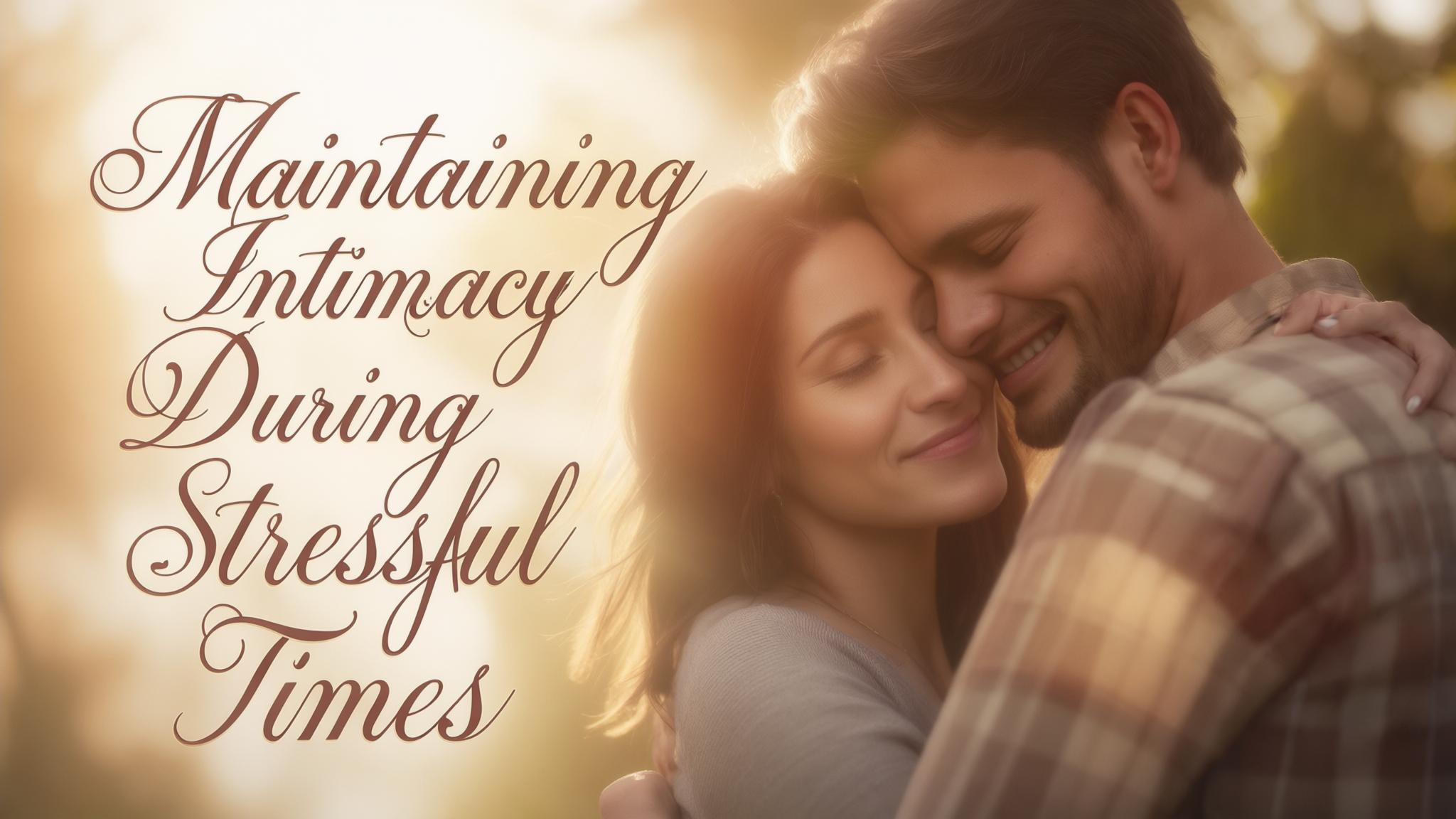 AI generated image: Maintaining Intimacy During Stressful Times