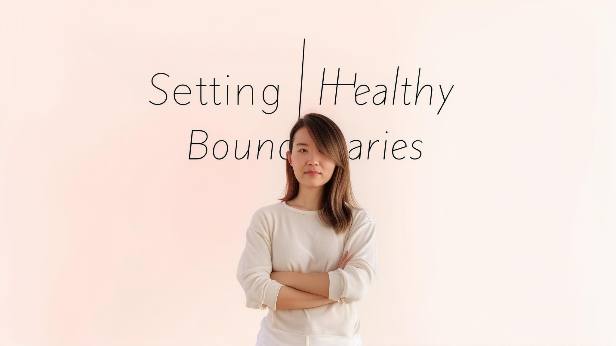 AI generated image: Setting Healthy Boundaries for Improved Relationships