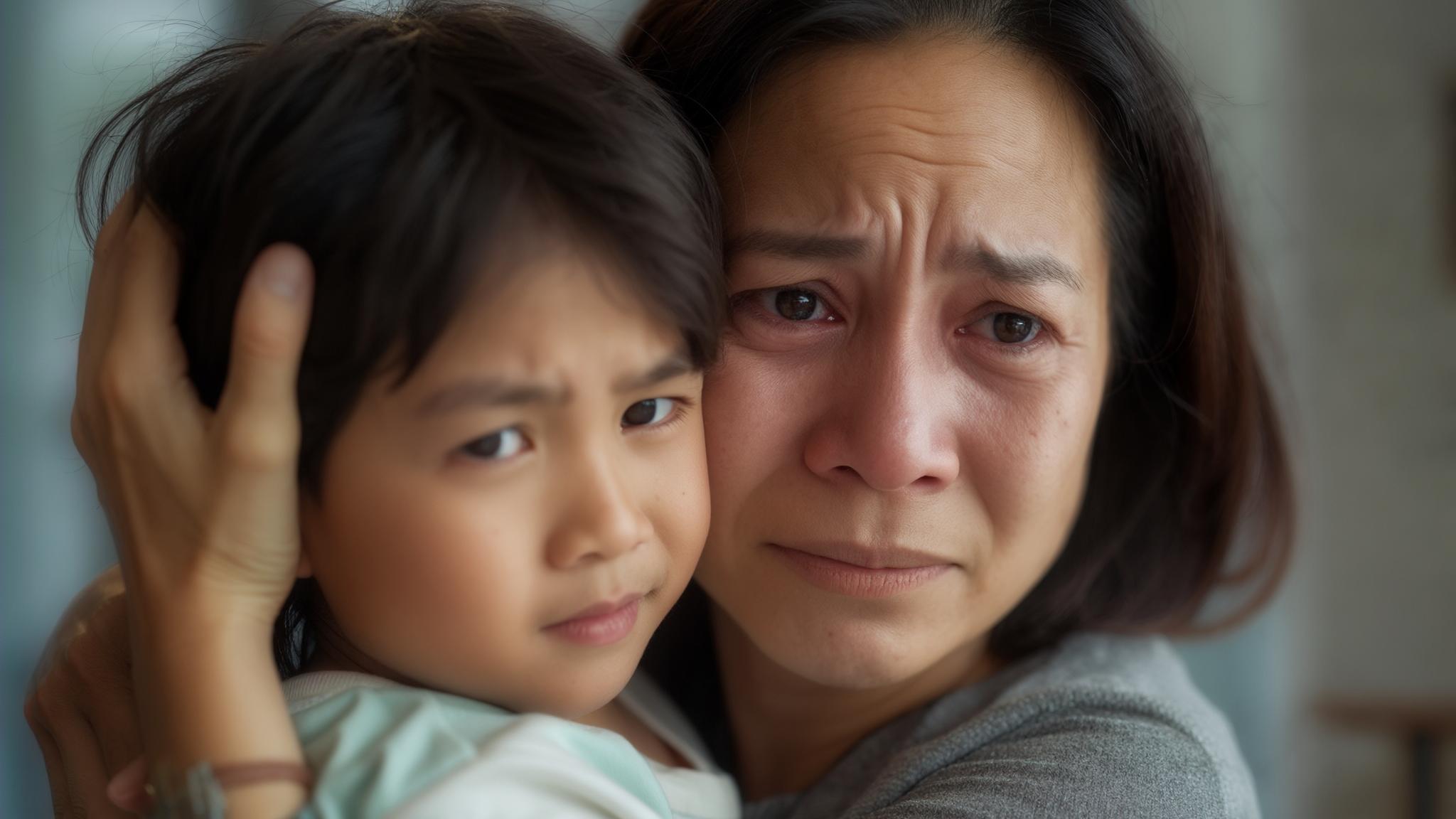 AI generated image: Supporting Children through Parental Illness