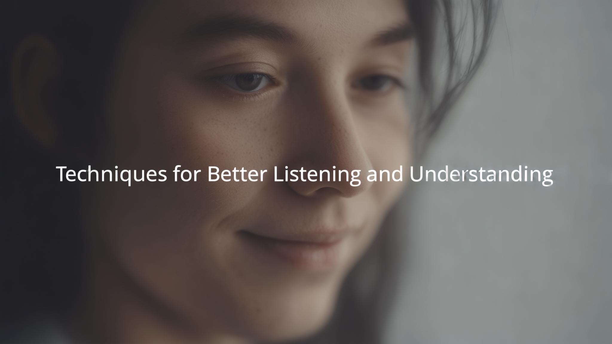 AI generated image: Techniques for Better Listening and Understanding